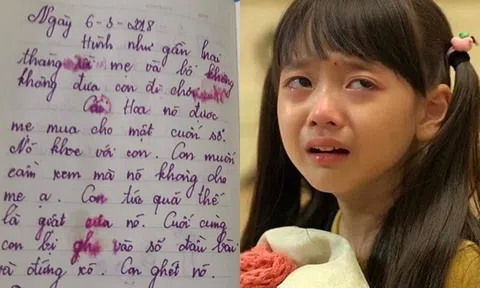 Rớt nước mắt trước trang nhật ký của cô bé lớp 5 cô đơn đến mức bỏ nhà ra đi