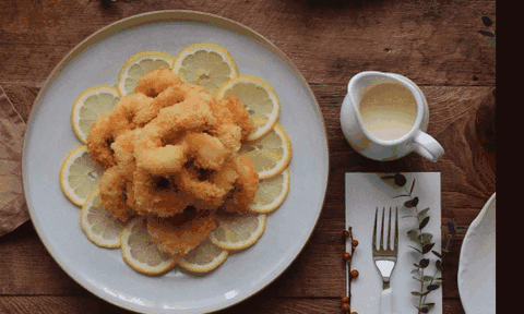 Ăn hoài không ngán món tôm chiên xù chấm sốt Mayonnaise chanh 