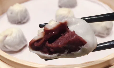 Bữa sáng thơm ngon ấm bụng với bánh bao đậu đỏ