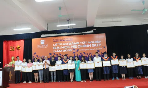 500 sinh viên Đại học Đại Nam các lớp đại học chính quy khóa 7, 8 tốt nghiệp