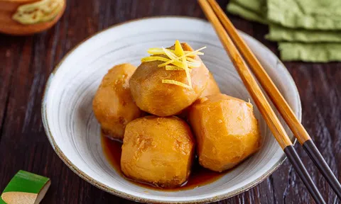 Học ngay công thức chế biến khoai môn cực hấp dẫn của người Nhật Bản