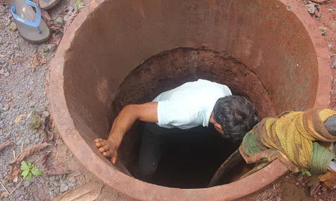 Hai bố con chết thảm trong lúc đào giếng thuê