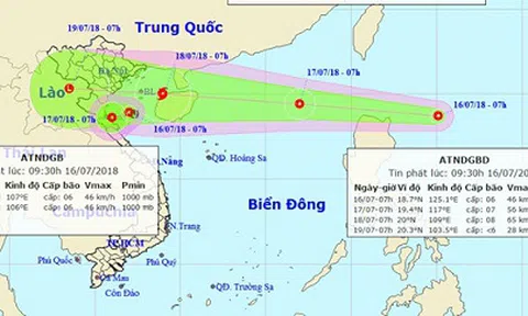 Áp thấp nhiệt đới áp sát đất liền, Biển Đông sắp có bão