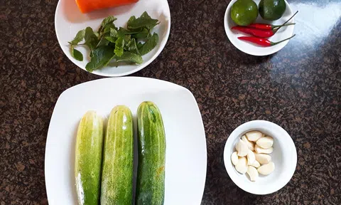 Cách làm món dưa góp bằng dưa chuột đơn giản, giòn ngon