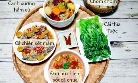 Ngon tuyệt mâm cơm gia đình chỉ với 112 nghìn đồng, ai cũng tắm tắc khen ngon