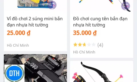 Cha mẹ cảnh giác với đồ chơi bạo lực dành cho con trẻ