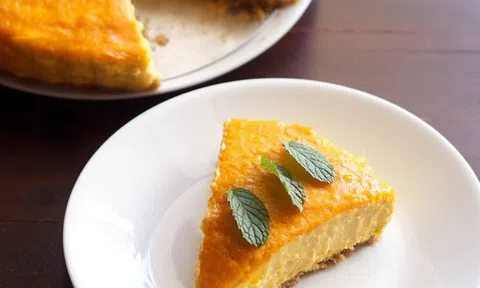 Khéo tay làm bánh phô mai xoài thơm ngậy cho ngày nắng lên