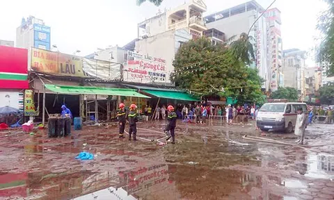 Cháy quán bia ở Hà Nội, một phụ nữ tử vong