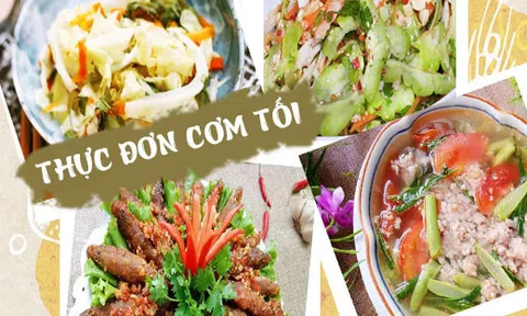 Gợi ý cho bạn thực đơn cơm tối ngon miệng chuẩn vị ngày nắng lên