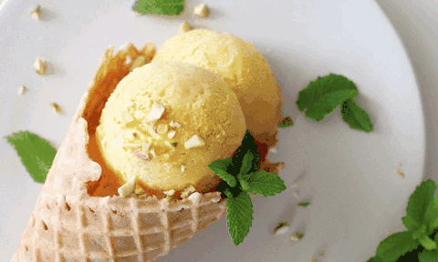 4 bước làm kem xoài thơm ngon ngất ngây