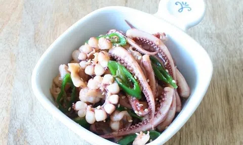 Học nhanh cách làm mực xào bơ tỏi thơm ngon khó cưỡng