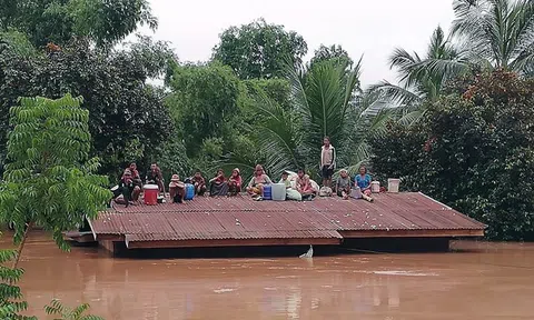 Vỡ đập thủy điện ở Lào: Chưa có thông tin người Việt bị thương vong