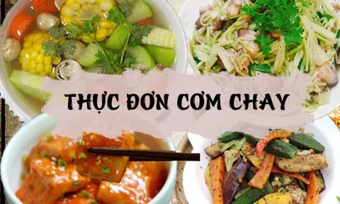 Gợi ý mâm cơm chay ngày rằm cực hấp dẫn