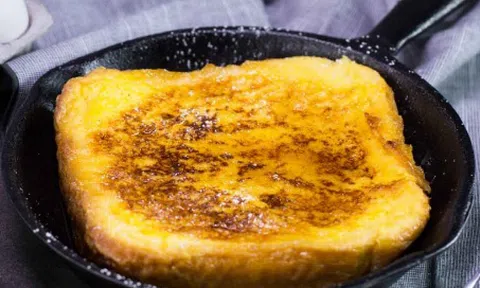 Đổi vị bữa sáng với món bánh mì nướng kiểu Pháp làm nhanh ăn ngon