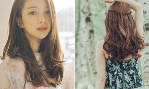 Kiểu tóc dài gợn sóng đang được yêu thích