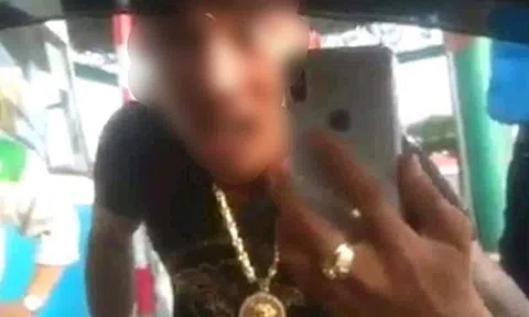 Chưa có cơ sở để xử lý thanh niên xăm trổ dọa lái xe qua BOT Mỹ Lộc