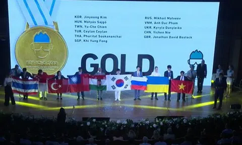 Việt Nam giành 1 Huy chương Vàng tại Olympic Hóa học quốc tế năm 2018