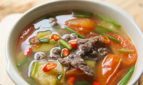 Cách làm canh thịt bò nấu dứa ngon, bổ dưỡng cho bữa cơm gia đình