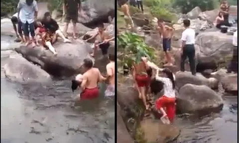 Thái Nguyên: 2 phụ nữ rơi xuống nước tử vong khi đang chụp ảnh bên suối