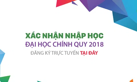 Xác nhận nhập học trực tuyến vào Đại học Quốc gia Hà Nội