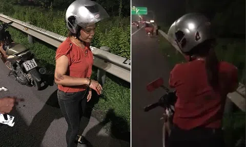 Cặp vợ chồng nghi bị giật túi ngã bất tỉnh trên cao tốc Hà Nội – Bắc Ninh