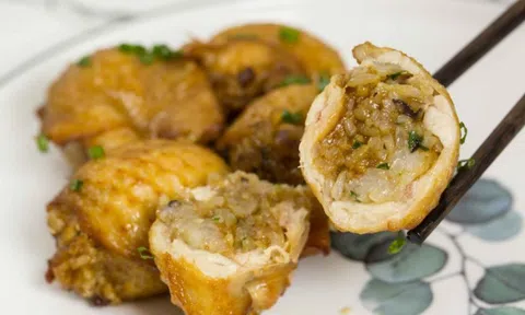 Lạ miệng với món cánh gà nhồi xôi thử một lần mê cả đời