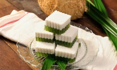 Giải nhiệt ngày hè với món thạch dừa lá dứa đảm bảo ai ăn cũng ghiền