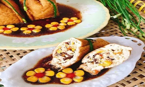 Công thức làm đậu hũ bao bố chay thanh mát, nhẹ bụng