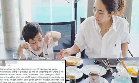 Quan điểm dạy con “thân với người giàu, chơi cùng người giỏi” của mẹ 9X bị \'ném đá\'