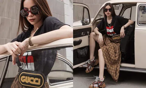 Mang giày thể thao, Hà Hồ vẫn quyến rũ đến khó tin dưới bàn tay stylist Kelbin Lei