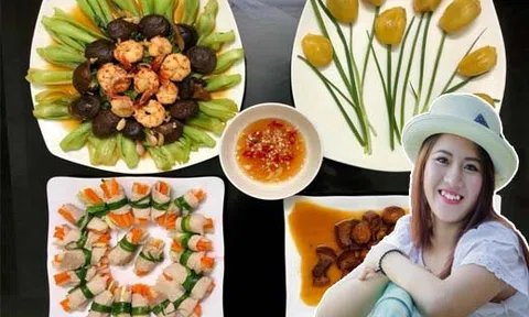 Những mâm cơm chỉ nhìn thôi cũng thấy yêu của cô gái trẻ đam mê với công việc nấu ăn