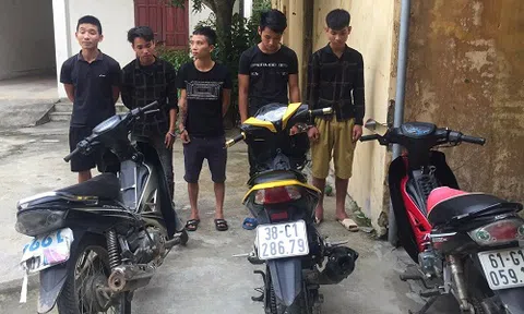 Hà Tĩnh: Bắt giữ nhóm thanh thiếu niên chuyên đi cướp đêm