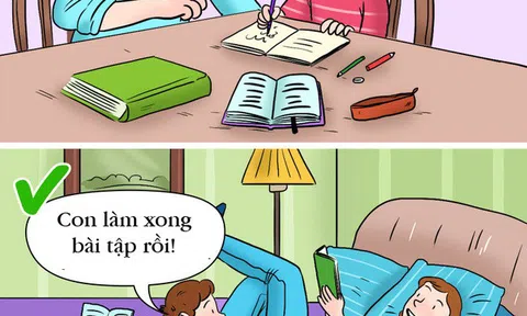 Cha mẹ có nên kèm con làm bài tập về nhà hay không?