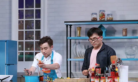 Lê Giang mắng Đại Nghĩa xối xả vì không chịu giúp đỡ Hữu Tín nấu ăn