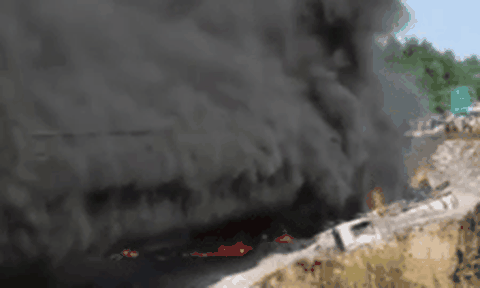 Va chạm với ô tô, xe bồn chở dầu bốc cháy dữ dội ở cao tốc Nội Bài - Lào Cai