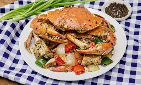 Ghim ngay công thức làm cua sốt tiêu đen ngon hết nấc