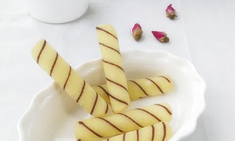 Công thức làm bánh quế ống vừa đơn giản vừa ngon 