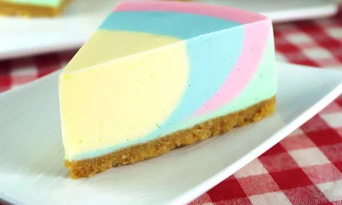 Không thể bỏ qua cách làm bánh mousse cầu vồng cực độc đáo