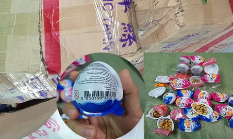 Thu giữ hơn 1,5 tấn bánh kẹo quả trứng King Egg không rõ nguồn gốc