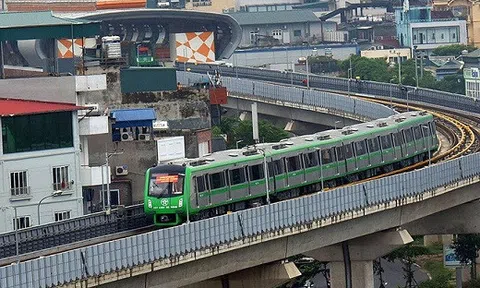 20/9, chạy thử toàn tuyến 13 đoàn tàu Cát Linh - Hà Đông 