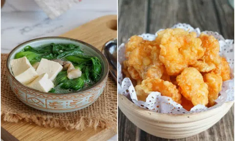 Chỉ cần 2 món đơn giản đã có ngay cơm tối đầy đủ dinh dưỡng cho cả nhà vào cuối tuần