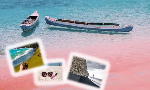 Chán ngắm biển xanh cát trắng bạn phải một lần trải nghiệm 5 bãi cát `cầu vồng` này