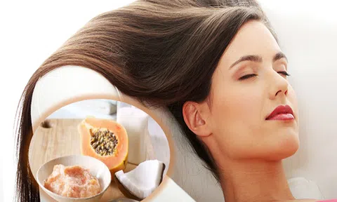 Phục hồi mái tóc hư tổn nhanh gọn và tiết kiệm với mặt nạ đu đủ dễ làm