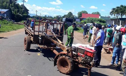 Tránh được xe công nông mất lái, người đàn ông lại bị xe tải cán tử vong