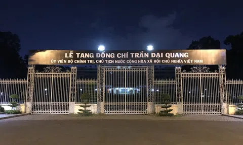 Lễ viếng Chủ tịch nước Trần Đại Quang tại TP.HCM bắt đầu từ 7h sáng 26/9