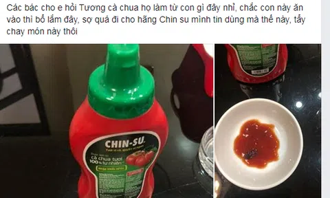 Tá hỏa tương cà Chin-su Masan bị nghi có gián, chất lượng tệ?