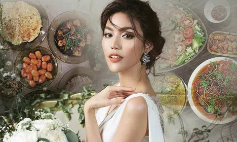 Lan Khuê được khen đảm đang trước khi về nhà chồng với những mâm cơm cực ngon mắt 