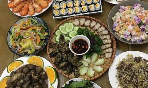 Mừng sinh nhật mẹ chồng với tiệc 8 món có hải sản chỉ 440 nghìn làm trong 2 tiếng