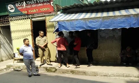 Phát hiện một thanh niên tử vong bất thường trong cửa hàng đồ da tại Hà Nội