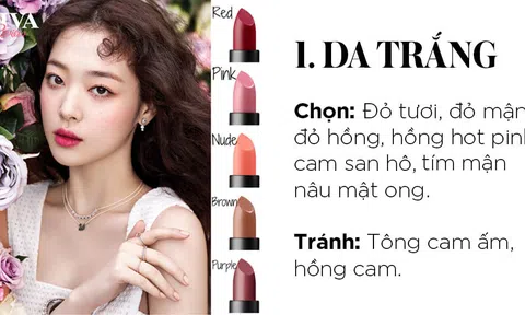 Cách chọn son môi hợp với màu da giúp bạn luôn tươi trẻ